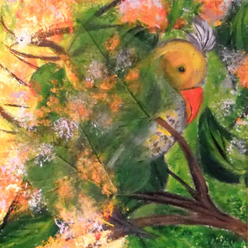 Peinture intitulée "Jungle 3" par Dany, Œuvre d'art originale
