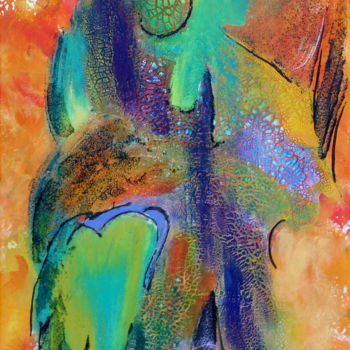 Peinture intitulée "Douceurs d'âmes" par Dany, Œuvre d'art originale, Acrylique