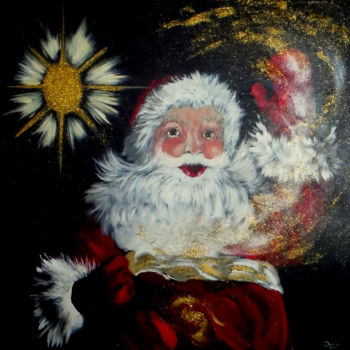 Peinture intitulée "Fête de la lumière" par Dany, Œuvre d'art originale, Acrylique