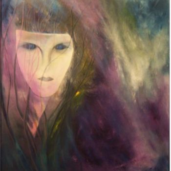 Painting titled "le masque" by Dany Bouts, Original Artwork