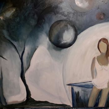 Peinture intitulée "l'attende" par Dany Bouts, Œuvre d'art originale