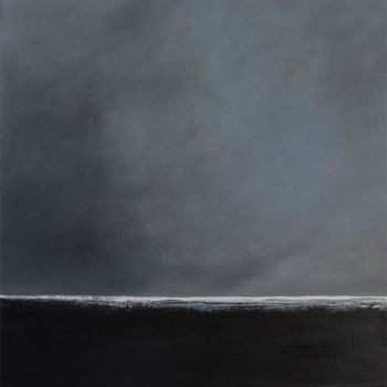 Peinture intitulée "Horizon II" par Dany Baumberger, Œuvre d'art originale, Huile