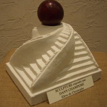 Skulptur mit dem Titel "Elévation (Sculptur…" von Dany Champeme, Original-Kunstwerk, Stein