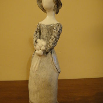 Rzeźba zatytułowany „Mignonne 5” autorstwa Danielle Benotto, Oryginalna praca, Ceramika