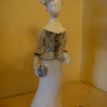 Sculpture intitulée "Mignonne 7" par Danielle Benotto, Œuvre d'art originale, Céramique