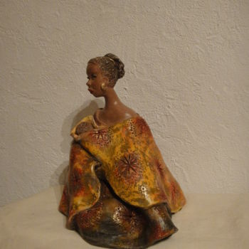 Sculpture titled "Nina" by Danielle Benotto, Original Artwork, Terra cotta