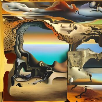 数字艺术 标题为“Fragmented World #1” 由Danyel Carinzia, 原创艺术品, 数字油画
