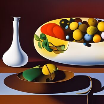 Arte digital titulada "La Cena" por Danyel Carinzia, Obra de arte original, Pintura Digital