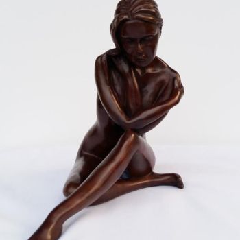 Sculpture intitulée "" CAROLINE" - Bronze" par Danielle Servey, Œuvre d'art originale, Bronze