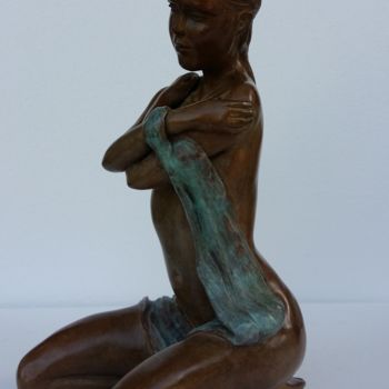 Sculpture intitulée ""Anne-Sophie" - Bro…" par Danielle Servey, Œuvre d'art originale, Bronze