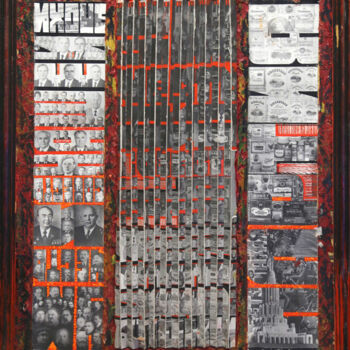 Pintura titulada "«УМ ЧЕСТЬ И СОВЕСТЬ…" por Anatolii Zhamoido, Obra de arte original, Collages