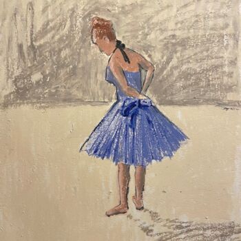 Schilderij getiteld "Ballerine" door Daria Klimenko, Origineel Kunstwerk, Pastel