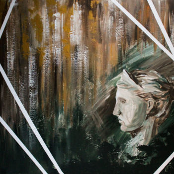 Peinture intitulée "Diana" par Daria Zadorozhnaia, Œuvre d'art originale, Acrylique