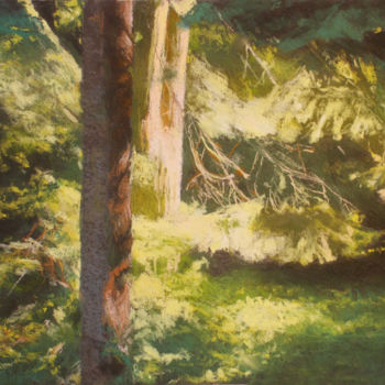 "Shining through" başlıklı Tablo Daria Kucharczyk tarafından, Orijinal sanat, Pastel