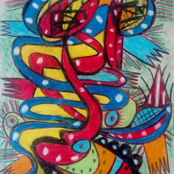 "img-20180422-122808…" başlıklı Tablo Yassine Aslouj tarafından, Orijinal sanat, Pastel