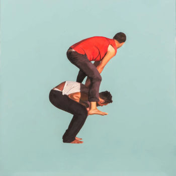 Malerei mit dem Titel "untitled" von Dario Agrimi, Original-Kunstwerk, Öl