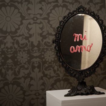 Installation titled "mi amo.jpg" by Dario Agrimi, Original Artwork