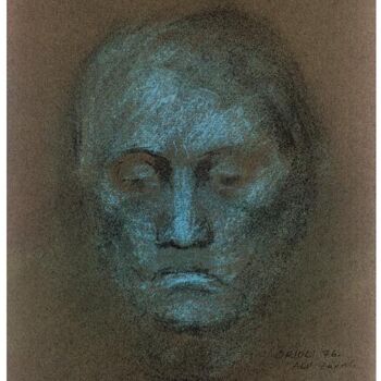 Dessin intitulée "Portrait of an elde…" par Dario Raffaele Orioli, Œuvre d'art originale, Pastel