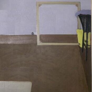 Peinture intitulée "Frame and Bag" par Dario Raffaele Orioli, Œuvre d'art originale, Huile