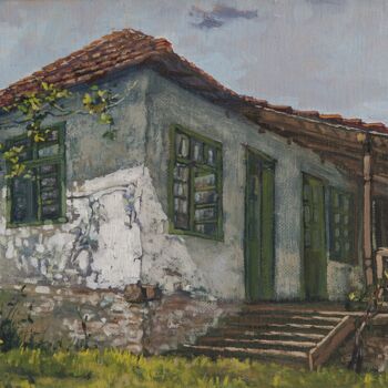 Pintura titulada "An old house" por Darko Gavrilovic, Obra de arte original, Oleo