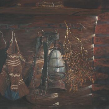Pittura intitolato "A moment of lightne…" da Darko Gavrilovic, Opera d'arte originale, Olio