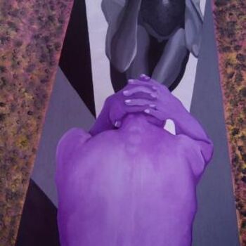 Pittura intitolato "RIFLESSO DELL'ANIMA" da Darkpumart, Opera d'arte originale, Olio
