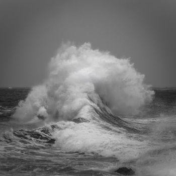 Photographie intitulée "Tempête en Bretagne…" par Philippe Darnault, Œuvre d'art originale, Photographie numérique