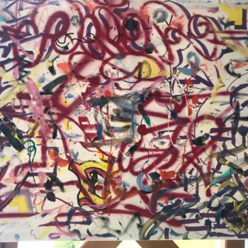 Painting titled "Wrona X Dalmasso" by Konrad Wrona, Original Artwork, Acrylic