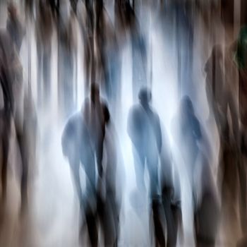Photographie intitulée "Passengers Confluen…" par Darryll Schiff, Œuvre d'art originale, Photographie manipulée