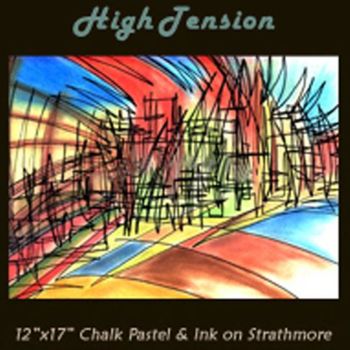 Painting titled "High Tension" by Daryl Deland, Original Artwork