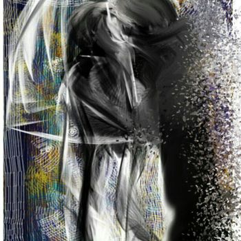 Картина под названием "Долгий поцелуй под…" - Dasha Kazarinova-Pylnova, Подлинное произведение искусства, Другой