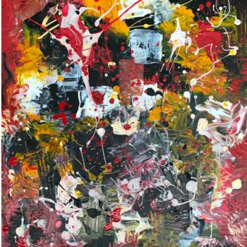 Pittura intitolato "Tarkovsky, fire and…" da Dasha Weissbrem, Opera d'arte originale, Acrilico