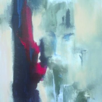 Peinture intitulée "visage" par Noëlle Dauby, Œuvre d'art originale, Autre