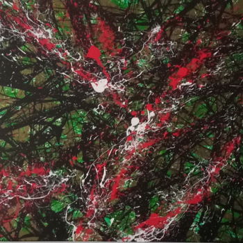 Painting titled "w'art-zone" by Mathieu Dauphinais (Dauphinais), Original Artwork, Acrylic