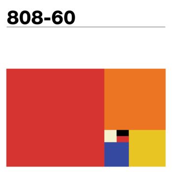 제목이 "808-60 multi 1"인 디지털 아트 Dave Echo로, 원작, 2D 디지털 작업