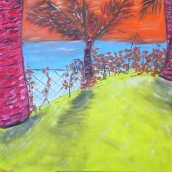 Painting titled "Hawaii" by Dave Trinel, Original Artwork, Oil