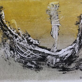 Картина под названием "Desert ship" - David, Подлинное произведение искусства, Акрил