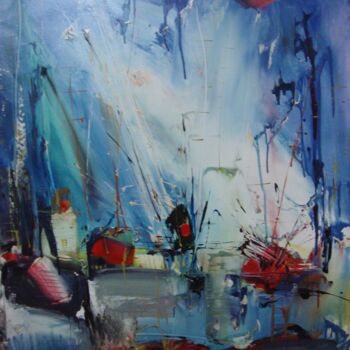 Malerei mit dem Titel "my sea" von David, Original-Kunstwerk, Acryl