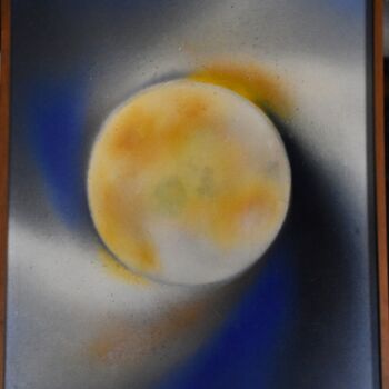 Painting titled "Eduardo nery - Astro" by David Cipriano Alves, Original Artwork, Spray paint Mounted on Wood Stretcher frame