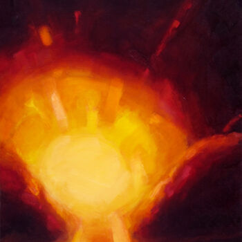Картина под названием "Propagation" - David Benayoun, Подлинное произведение искусства, Масло Установлен на Деревянная рама…