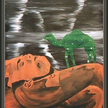 Painting titled "Serene Sleep" by David Blair, Original Artwork