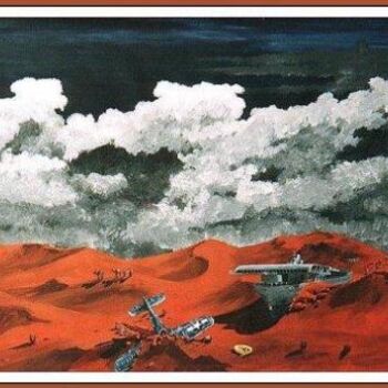 Malerei mit dem Titel "Carrier Crusade" von David Blair, Original-Kunstwerk