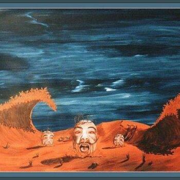 「Screaming sands」というタイトルの絵画 David Blairによって, オリジナルのアートワーク
