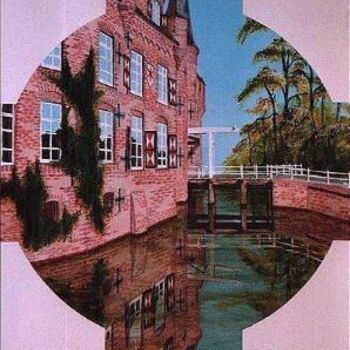 Painting titled "Reflections of Holl…" by David Blair, Original Artwork