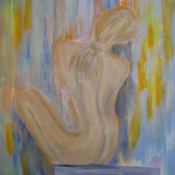 Painting titled "taking-the-plunge-ii" by David Callahan, Original Artwork, Acrylic