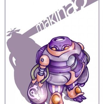 Drawing titled "makina" by David De Sousa, Original Artwork