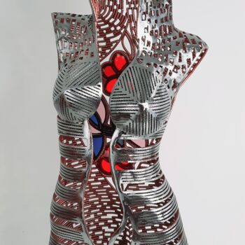 雕塑 标题为“Naomi” 由David Fabié, 原创艺术品, 金属