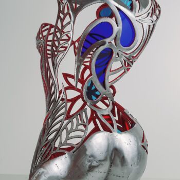 雕塑 标题为“PÉNÉLOPE” 由David Fabié, 原创艺术品, 金属