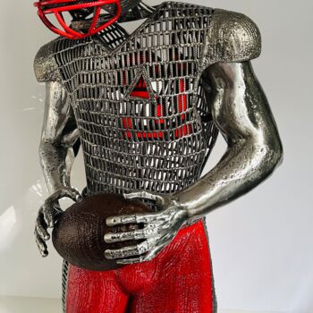 Sculpture titled "« DOUZE »" by David Fabié, Original Artwork, Metals