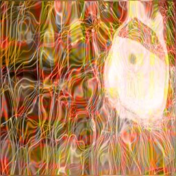 Digitale Kunst mit dem Titel "Medusa Fractal" von David Gauthier (Dado), Original-Kunstwerk, 2D digitale Arbeit